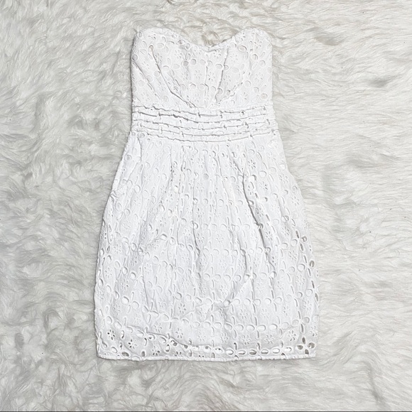 American Rag Dresses & Skirts - AMERICAN RAG White Strapless Mini Dress